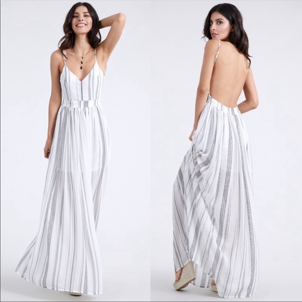 Striped Maxi Dress - Picture 3 of 3
